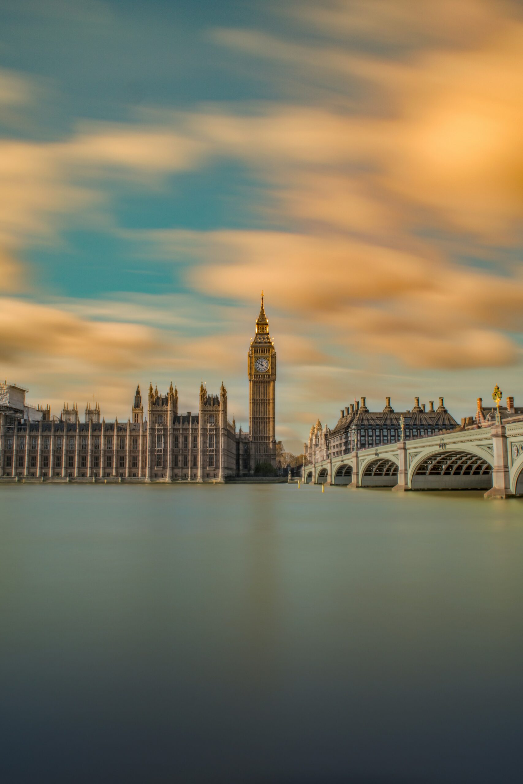 Image depicts the houses of parliament in London, where MPs sit